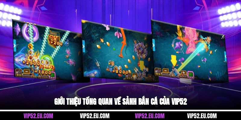 Giới thiệu tổng quan về sảnh bắn cá của Vip52